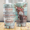 Live In The Present And Make It Beautiful Donkey Tumbler NHD
