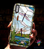 Gift For Dragonfly Lover Lotus Dragonfly Phone Case LN