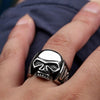 Classic Skull Biker Metal Ring