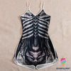 Skull Gift Skull Skeleton Rompers For Women LN