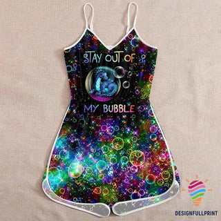 Stay Out Of My Bubble Rompers For Women LN