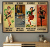 Irish Shop Be An Irish Girl Be Lucky Be Strong Be Brave Poster LN Memorial Gifts
