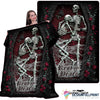 Rest in Peace Couple Black Fleece Blanket HG