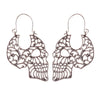 Vintage Retro Hollow Skull Earrings - designfullprint