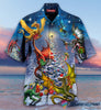 Gift For Dragon Lover Dragon On Christmas Night Hawaii Shirt LN