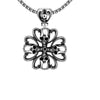 Vintage Heart Shape Skull Stainless Steel Necklace