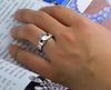 Hand Skeleton Heart Skull Ring