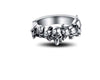 Skull Big Adjustable Rotating Biker Ring