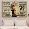 Gift For Music Lover Today Is A Good Day To Live Love Laugh With Music Positive Words Everyday Girls Poster PA