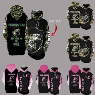 Fishing Gifts Fishing Family Personalized US Unisex Size Hoodie