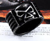 Men's Punk Biker Motorcycle Skull Skeleton Ring