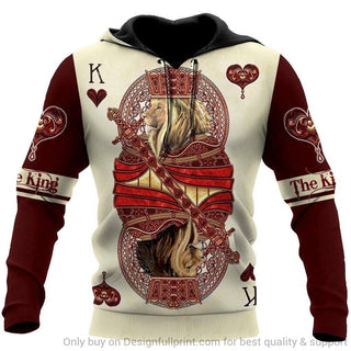 The Lion King Poker Card US Unisex Hoodie LN