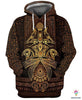 Gift For Egyptian Egypt Symbol The God Face All Over Print Hoodie NHD Egyptian God