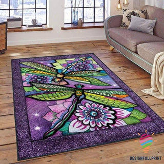 Gift For Dragonfly Lover Dragonfly Rug LN