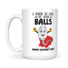 Designfullprint Father Dad Mug, Dad Ceramic White Mug 15oz