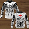 Gift For Christian Jesus Because Of Him Heaven Know My Name Unisex Hoodie HG