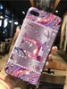 Pink Sewing Metal Pattern And Gemstone Print Sewing Phone Case HG
