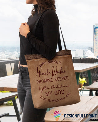 My God Miracle Worker Tote Bag HG