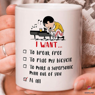 I Want It All Pianist Mug Cup NHD