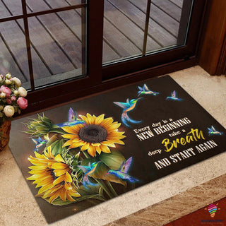 Sunflowers And Hummingbird Every Day Gift For Bird Lover  HG Memorial Gifts