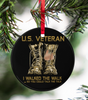 Gift For Veteran Lover Veteran Ornament LH