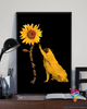 Pug You Are My Sunshine Sunflower Canvas Art and Poster CM Gifts For Dog Lovers
