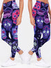 Skull 3D Leggings 04 - designfullprint