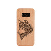 Wood Phone Case for Universal Models -Wolf Face Mandala 007 - designfullprint