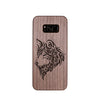 Wood Phone Case for Universal Models -Wolf Face Mandala 007 - designfullprint