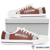 Football All Over Printed LowTop Canvas Shoes NH