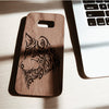 Wood Phone Case for Universal Models -Wolf Face Mandala 007 - designfullprint