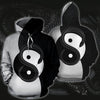 3D Yin Yang Snake Printed Hoodie 009 - designfullprint