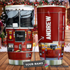 Firefighter Bus Gift For Fire Man Personalized Tumbler CH