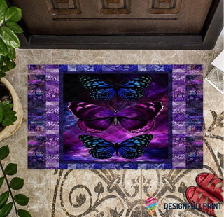Gift For Butterfly Lover Butterfly Doormat LH Funny Welcome Mats Outside Door Mats Gift For Mom