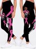 Pink Melanin Fight Like A Warrior™ Breast Cancer Awareness Premium Leggings