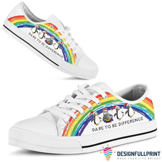 Pride Gift For LGBT LGBT Shoes Penguin Shoes Penguin Sneakers LH Original Penguin Shoes Penguin Shoes Mens Animal Print Shoes