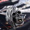 Exaggerated Vintage Skull Stainless Steel Ring