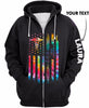 New Personalized  Tie Dye Flag A DIETARY AIDE  US Unisex Size Hoodie