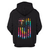 New Personalized Tie Dye Flag A DSP Hoodie US Unisex Size Hoodie