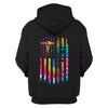 New Personalized  Tie Dye Flag A MA US Unisex Size Hoodie