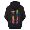 New Personalized  Tie Dye Flag A PCA US Unisex Size Hoodie