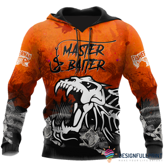 Fishing Gifts Master Baiter Fishing 3D US Unisex Size Hoodie LN