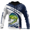Fishing Gifts Mahimahi Fishing Personalized Unisex Hoodie HG