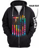 New Personalized  Tie Dye Flag AN  EMERGENCY MANAGER US Unisex Size Hoodie