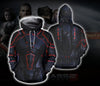 3D ME Printed Amour Hoodie 008 - designfullprint