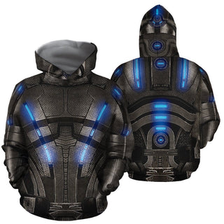 3D ME Printed Amour Hoodie 002 - designfullprint
