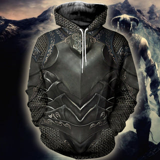 3D Knight Amor Printed Hoodie 004 - designfullprint