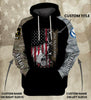 Gift For Army Personalized Double Sleeve Custom  Base Armed Force Unisex Size Hoodie