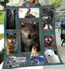 Gift For Wolf Lover Blanket HG Wolves In Native American Culture Wolf Indigenous