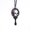 Acrylic Dead Pretty Skull Pendant Necklace